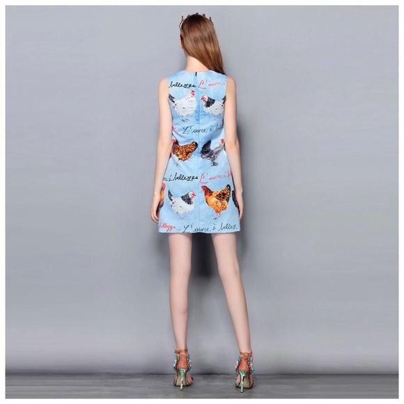 🌼 The Janee Embellished Crystal Hen Dress - Picture 4 of 7